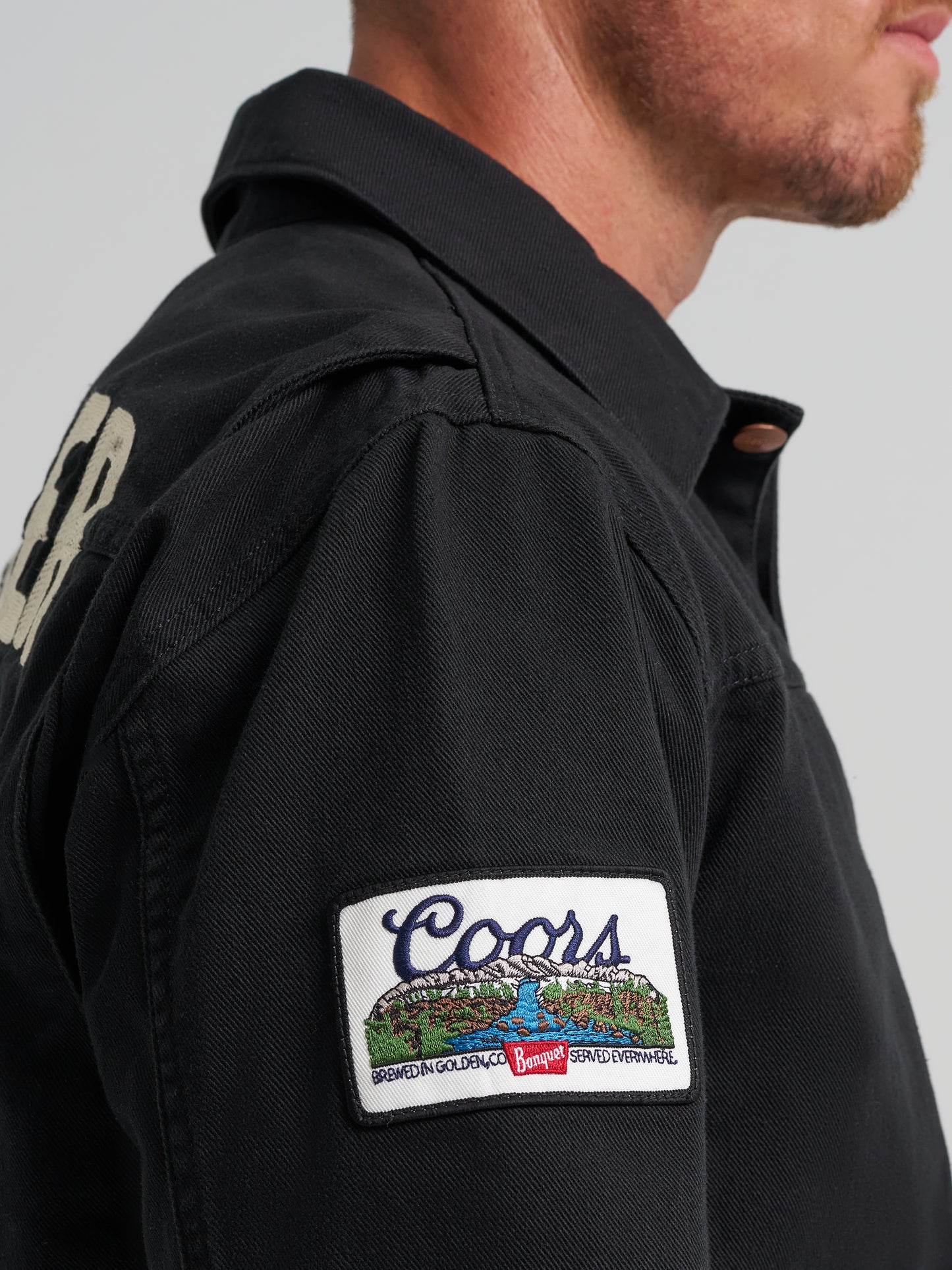 Coors Banquet x Wrangler Black Pinnacle Jacket