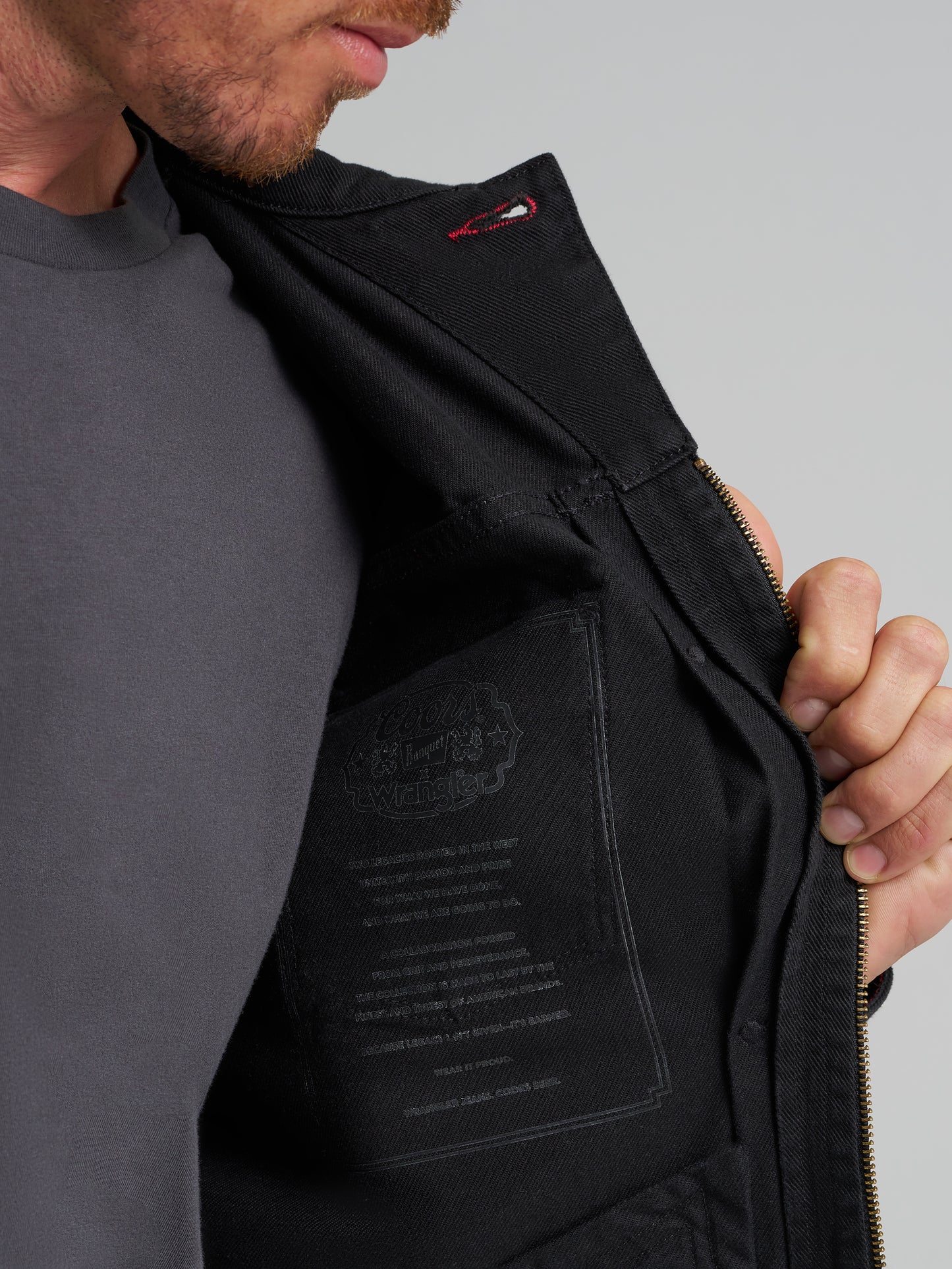 Coors Banquet x Wrangler Black Pinnacle Jacket