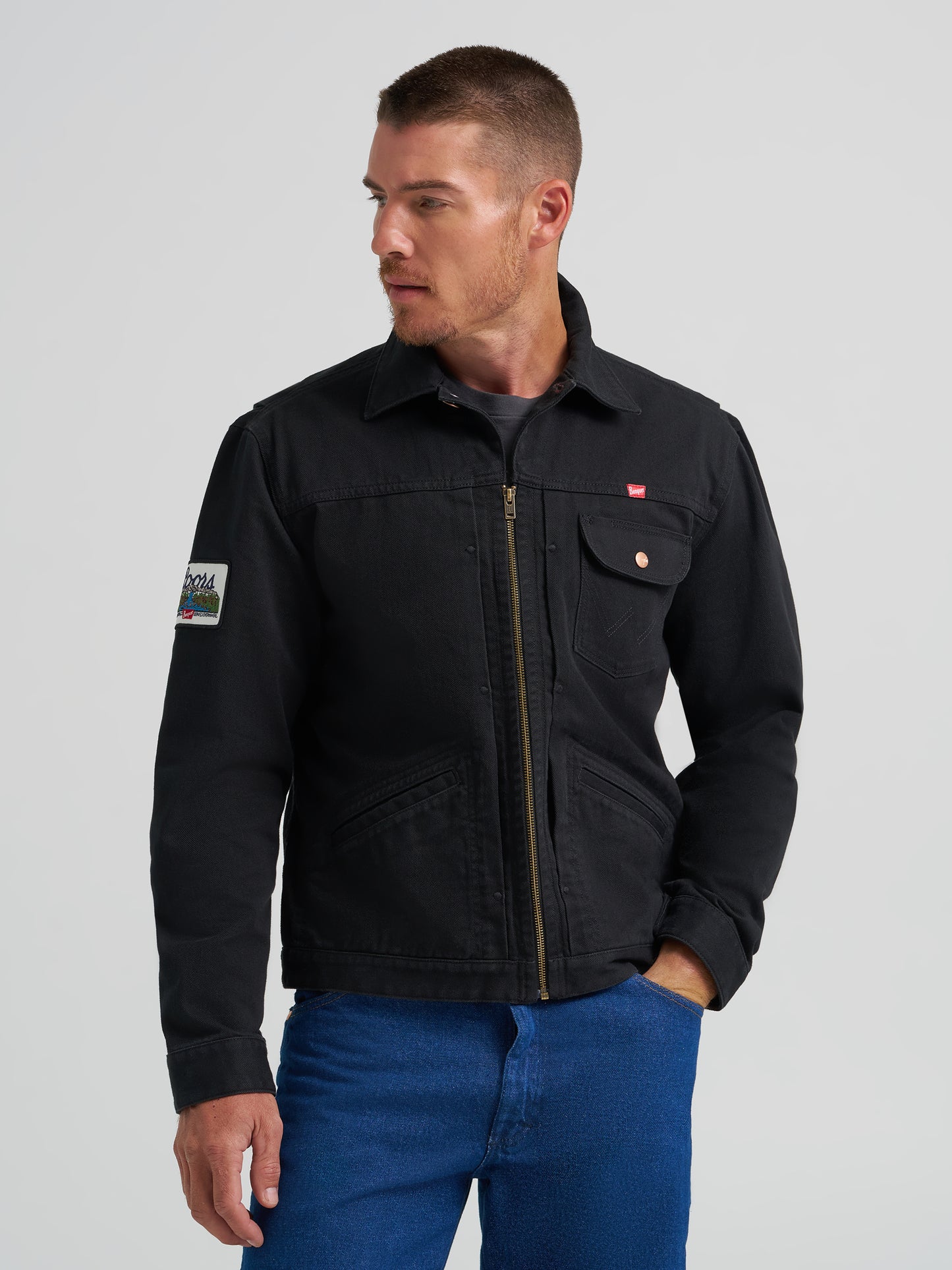 Coors Banquet x Wrangler Black Pinnacle Jacket