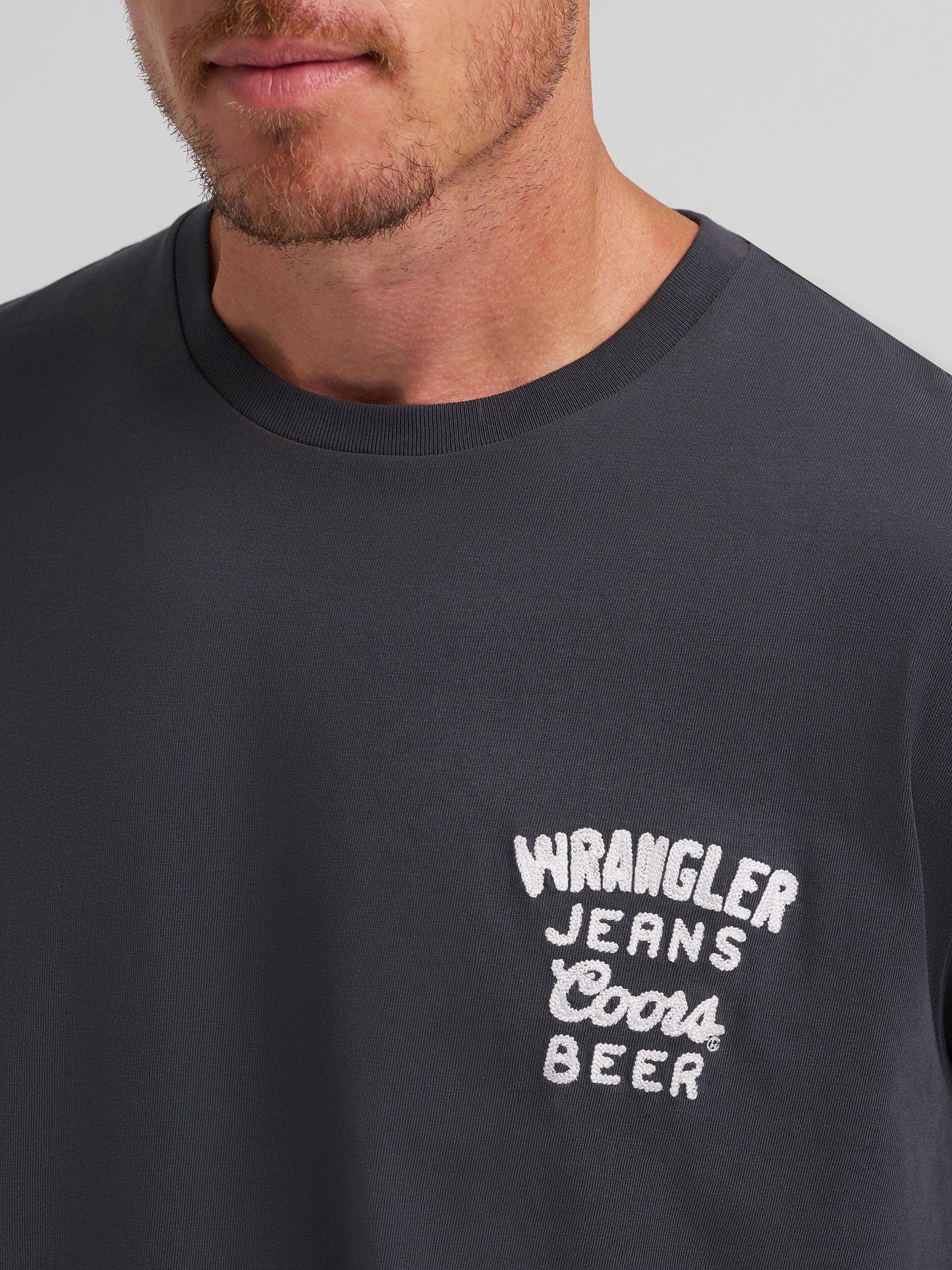 Coors Banquet x Wrangler Black Tee