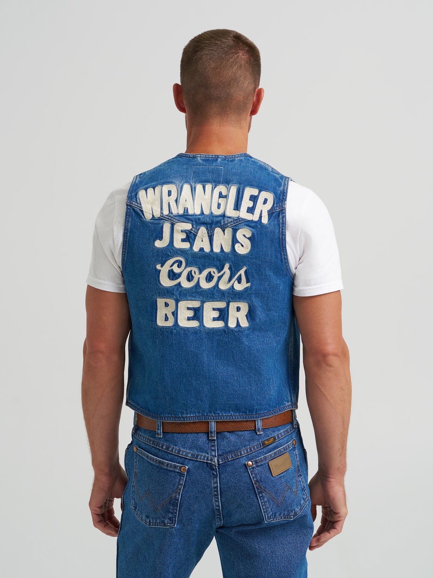 Coors Banquet x Wrangler Denim Vest