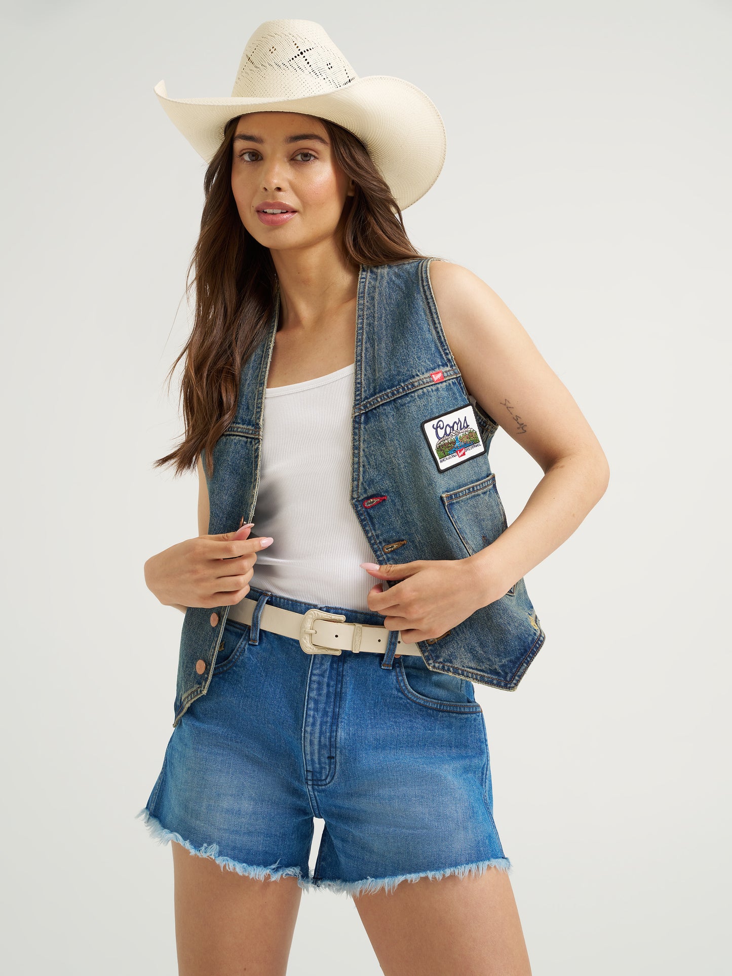 Coors Banquet x Wrangler Denim Vest