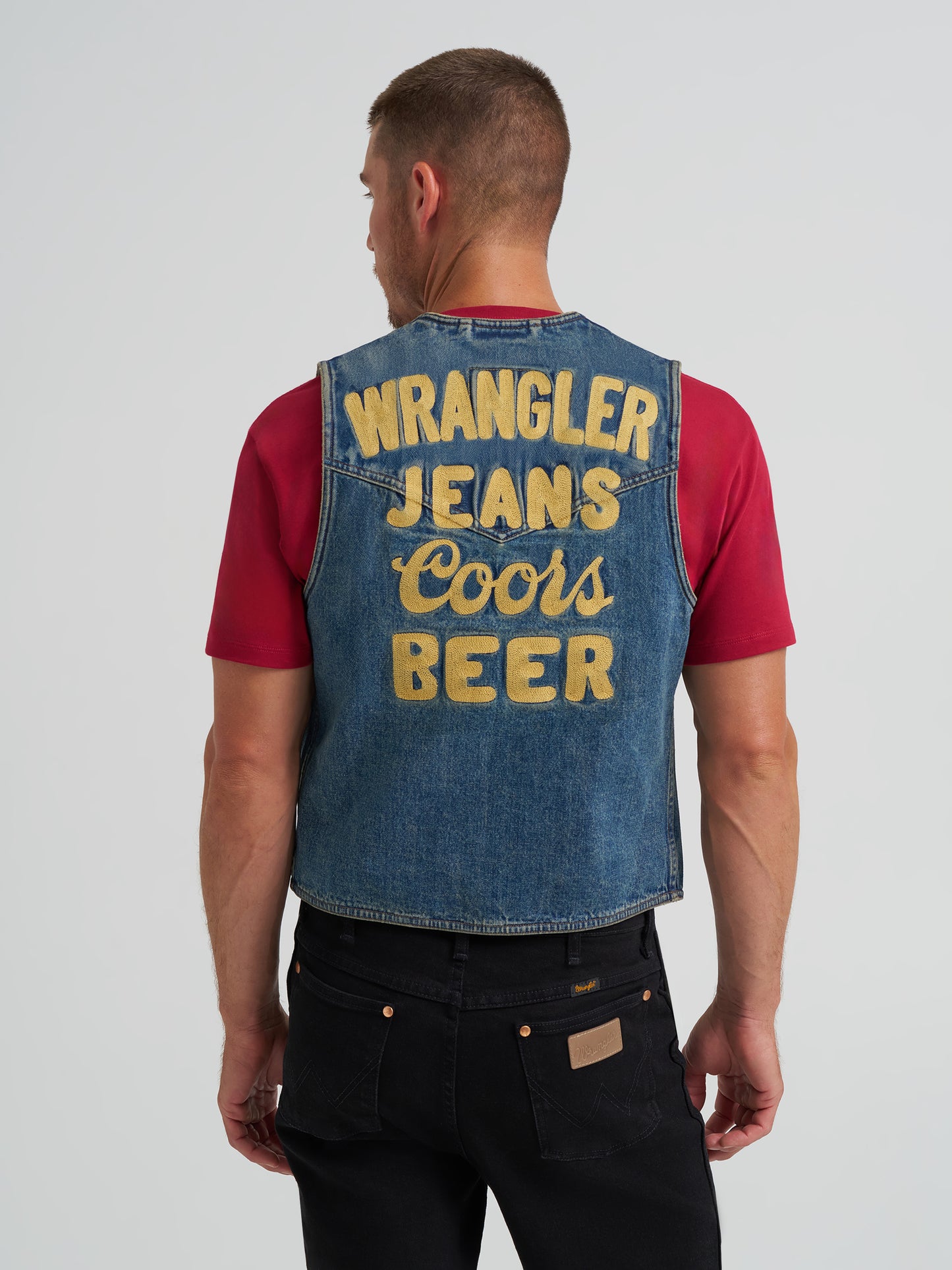 Coors Banquet x Wrangler Denim Vest