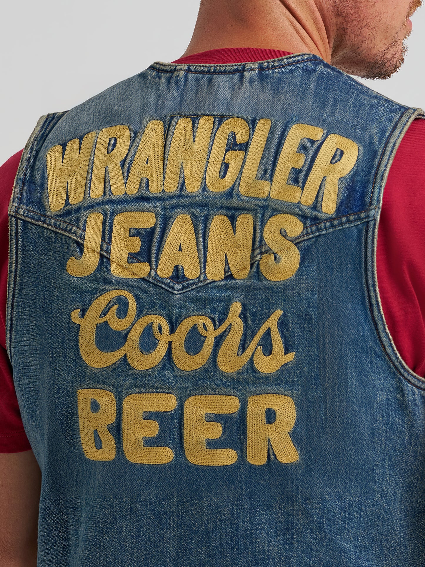 Coors Banquet x Wrangler Denim Vest