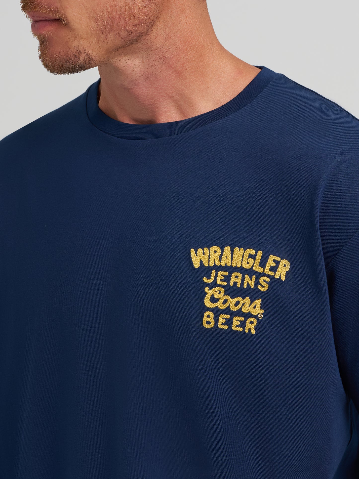 Coors Banquet x Wrangler Navy Tee