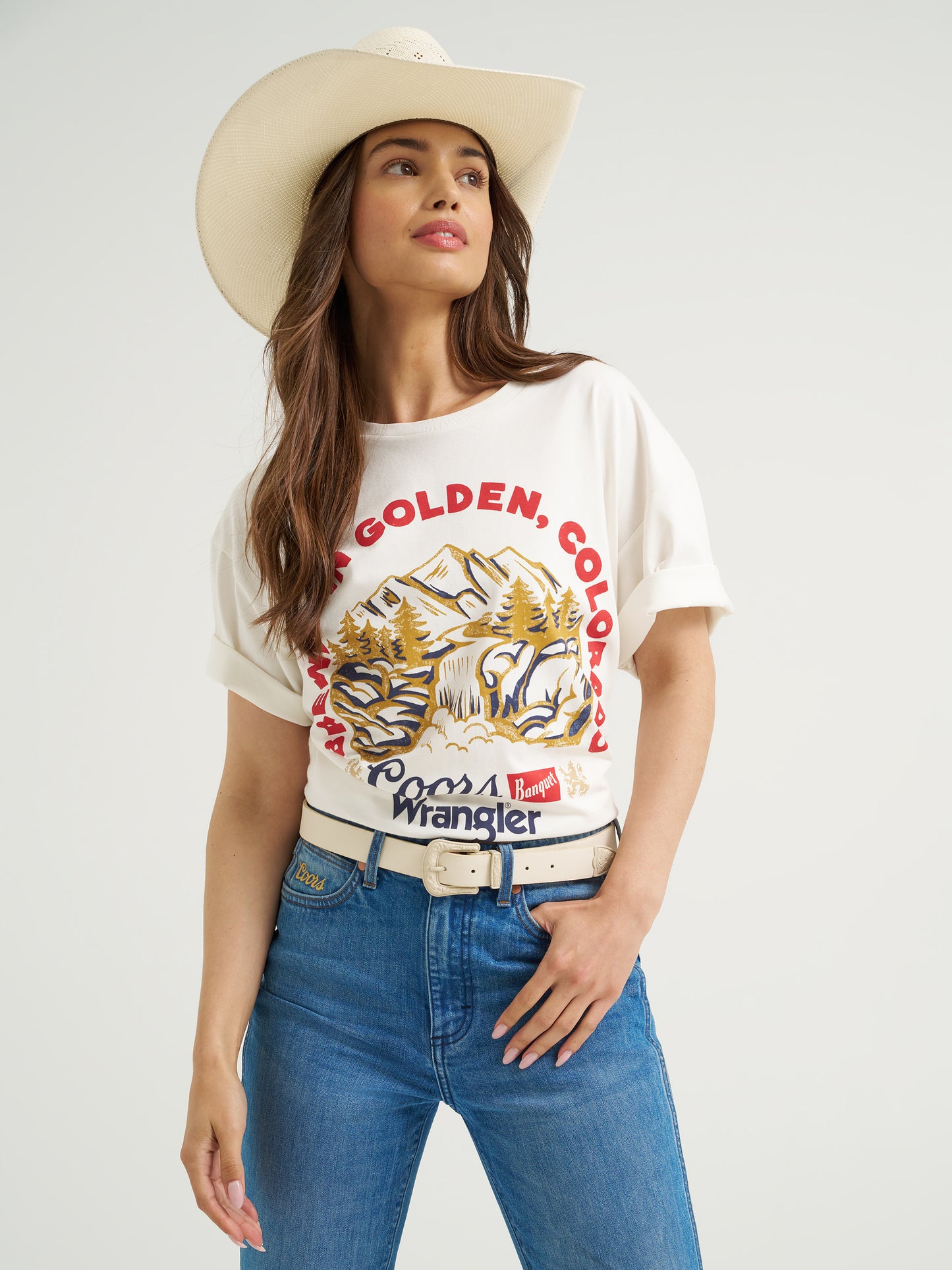 Coors Banquet x Wrangler Served Everywhere Tee