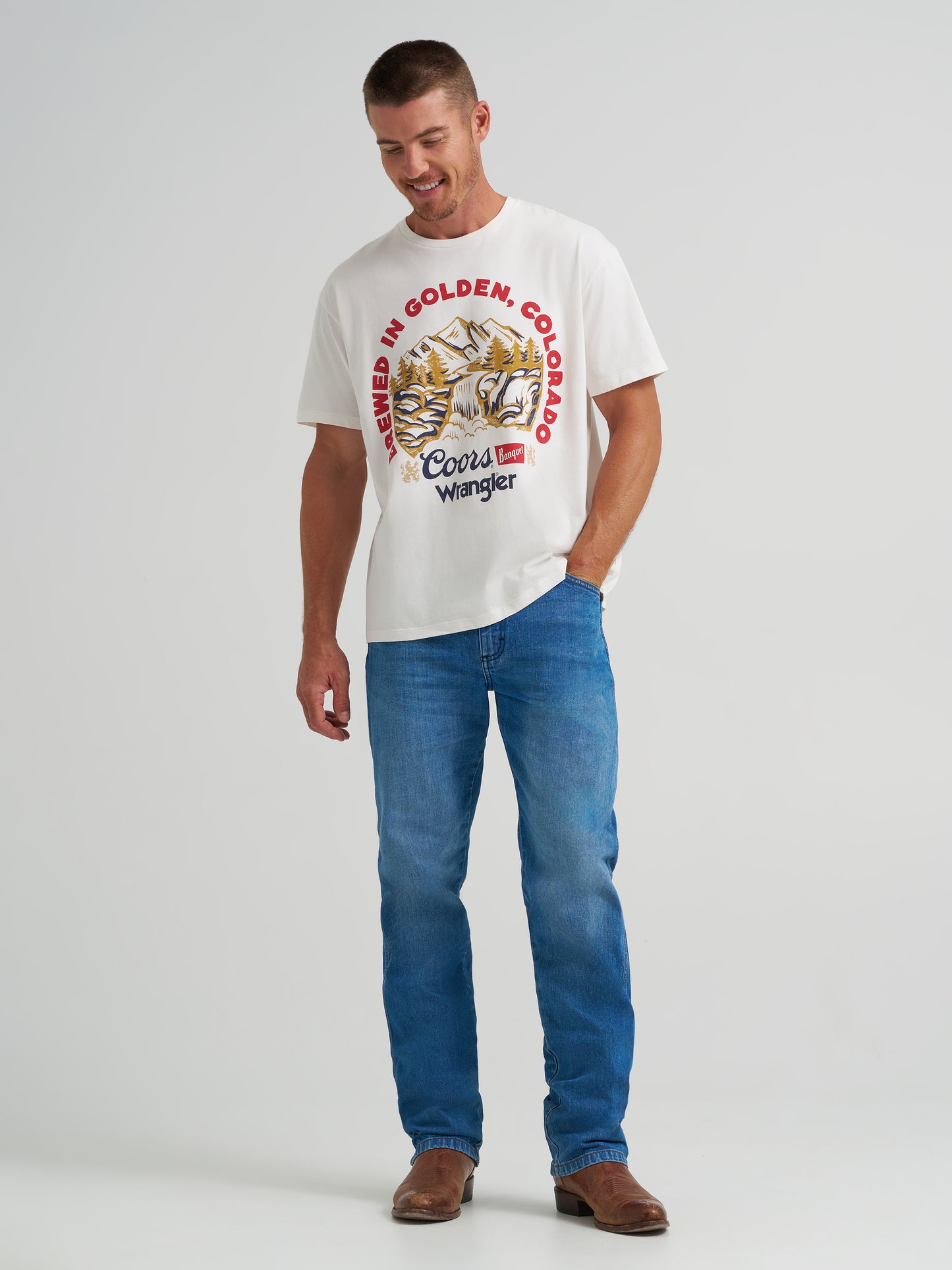 Coors Banquet x Wrangler Served Everywhere Tee