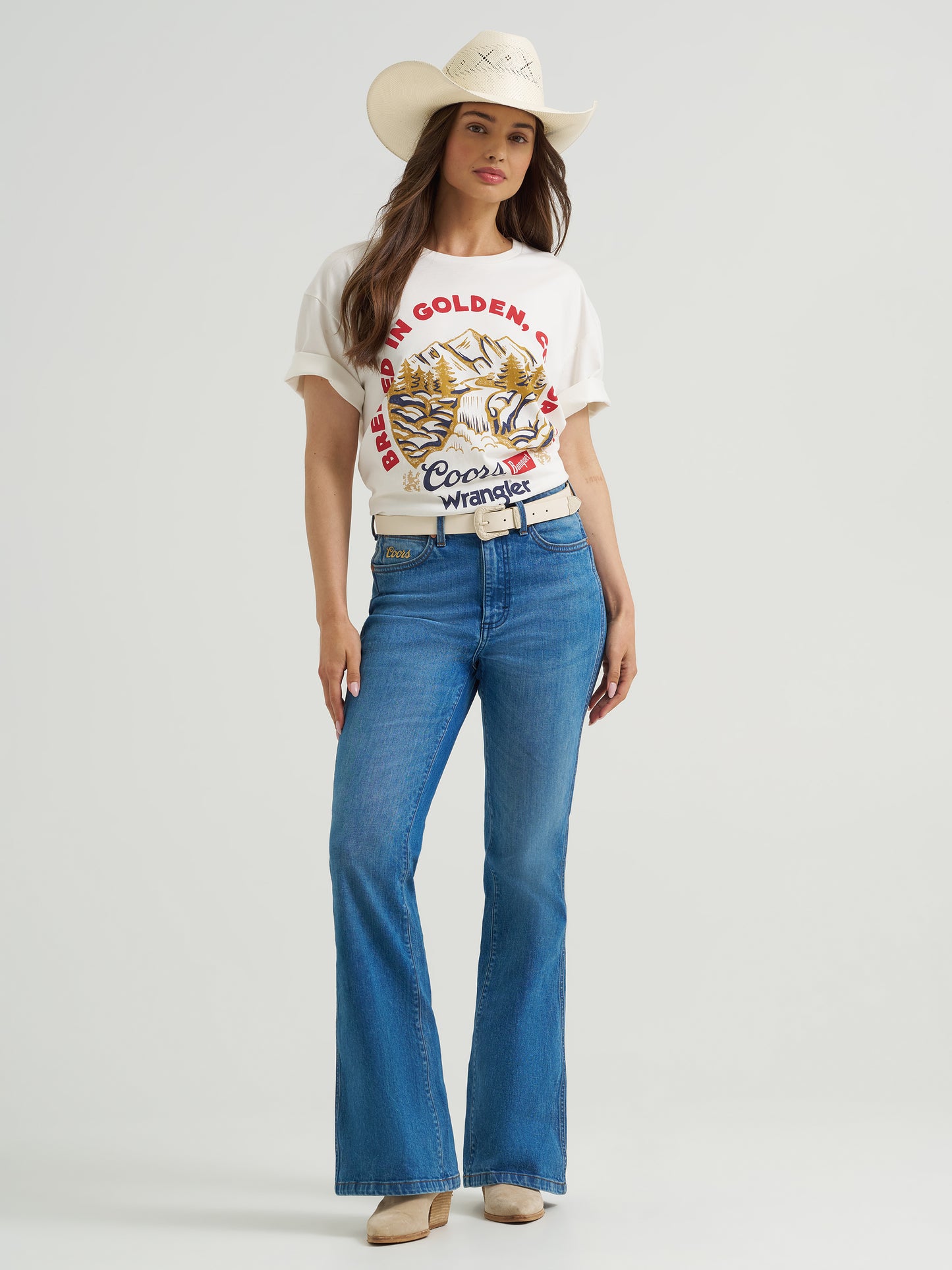Coors Banquet x Wrangler Served Everywhere Tee