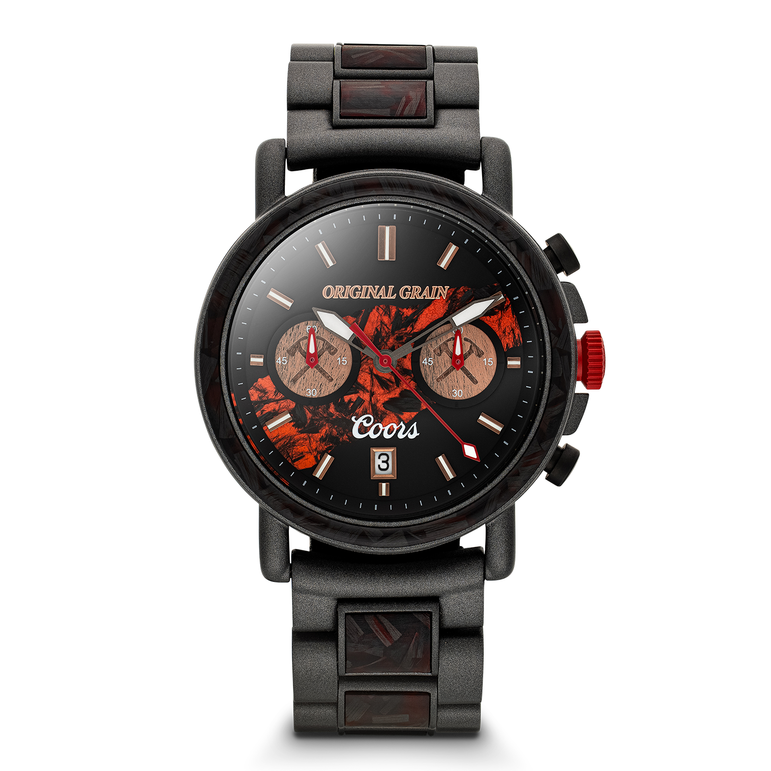 Coors Banquet x Original Grain Chrono POP 44mm – Coors Banquet Shop Coors Banquet x Original Grain Chrono POP 44mm – Coors Banquet Shop