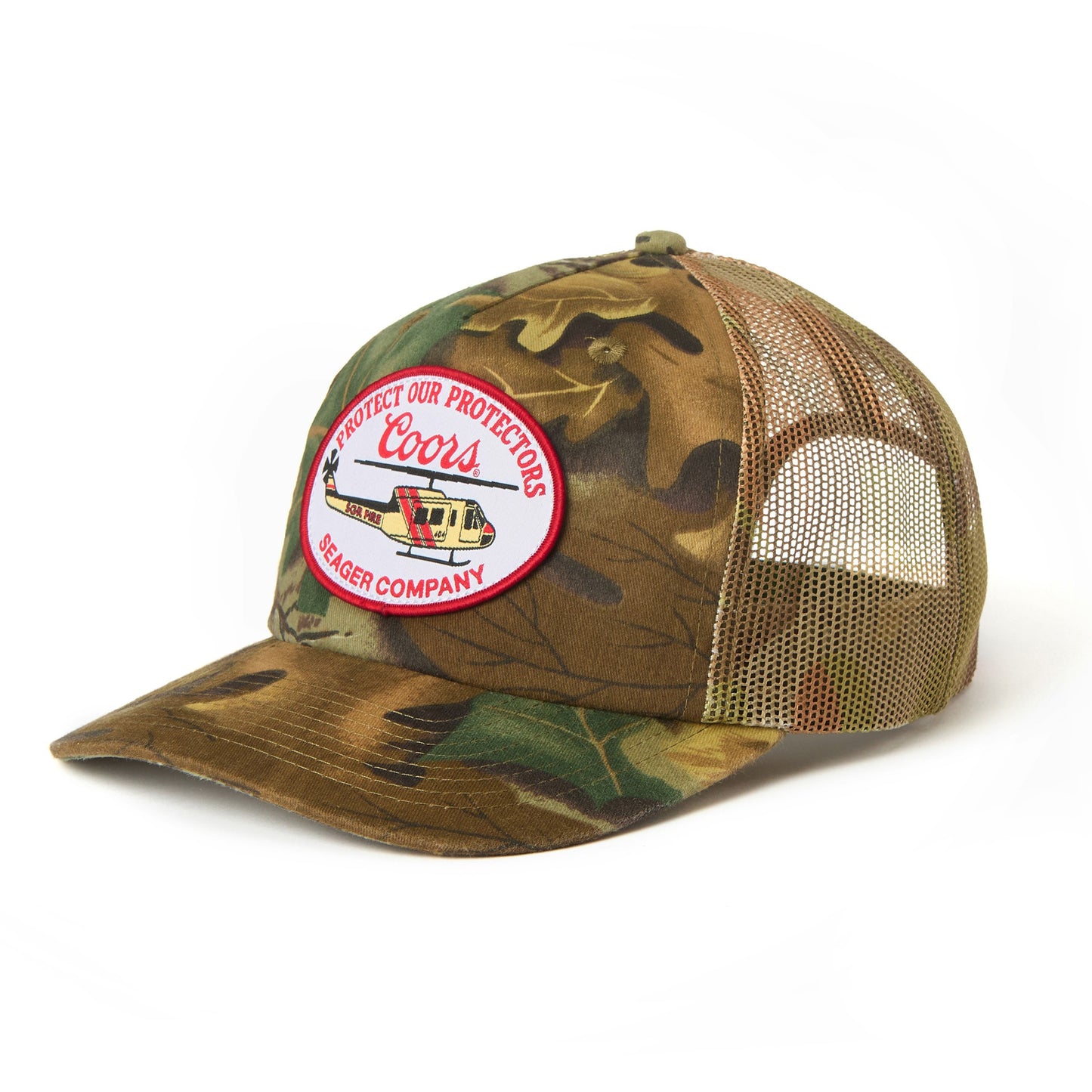 Seager x Coors Banquet Camo Helo Trucker Snapback