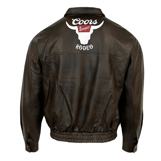 Rodeo Vegan Leather Bomber Jacket