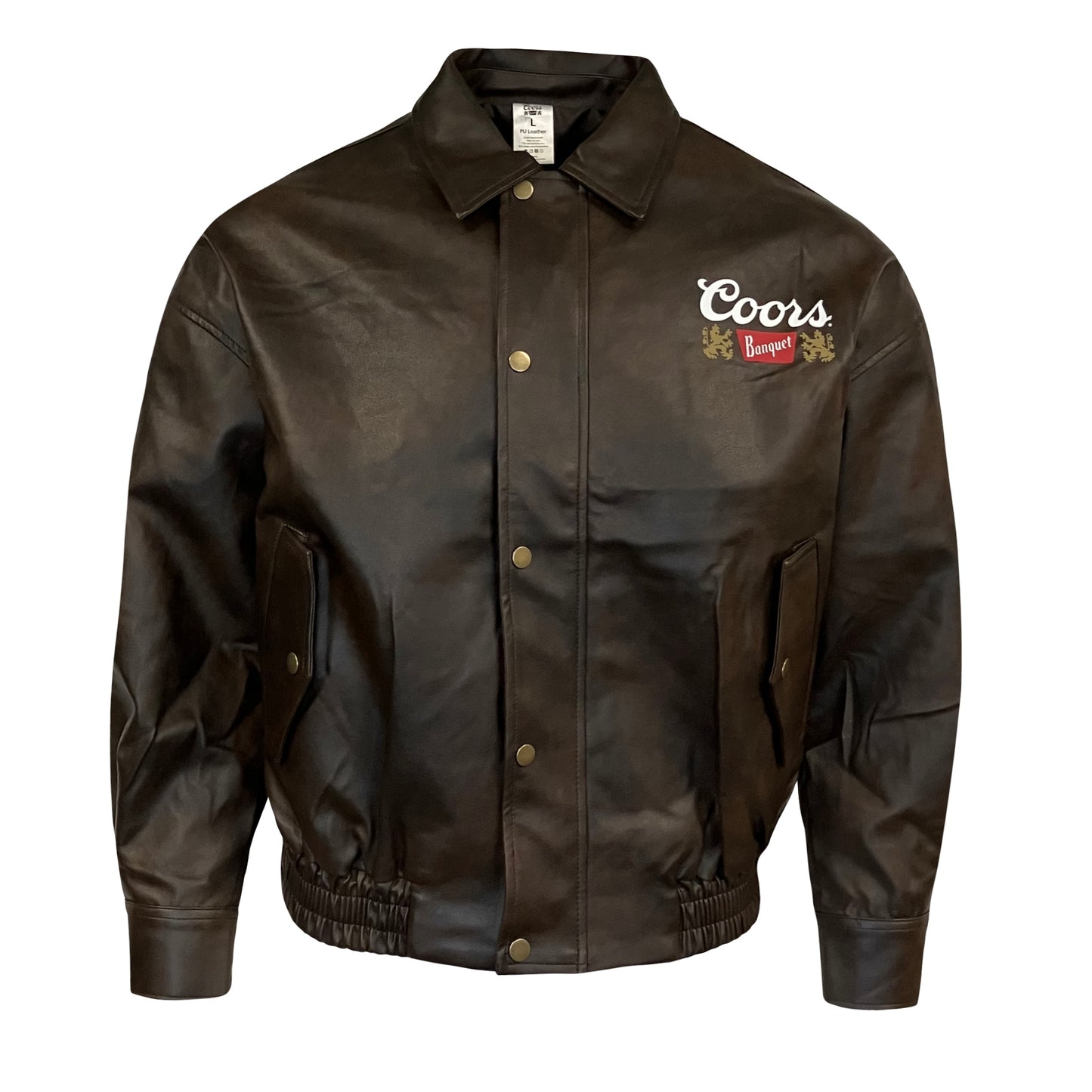 Rodeo Vegan Leather Bomber Jacket