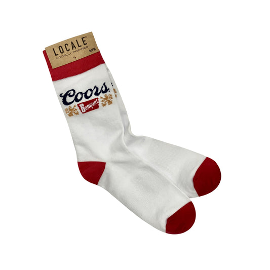 White/Red Socks