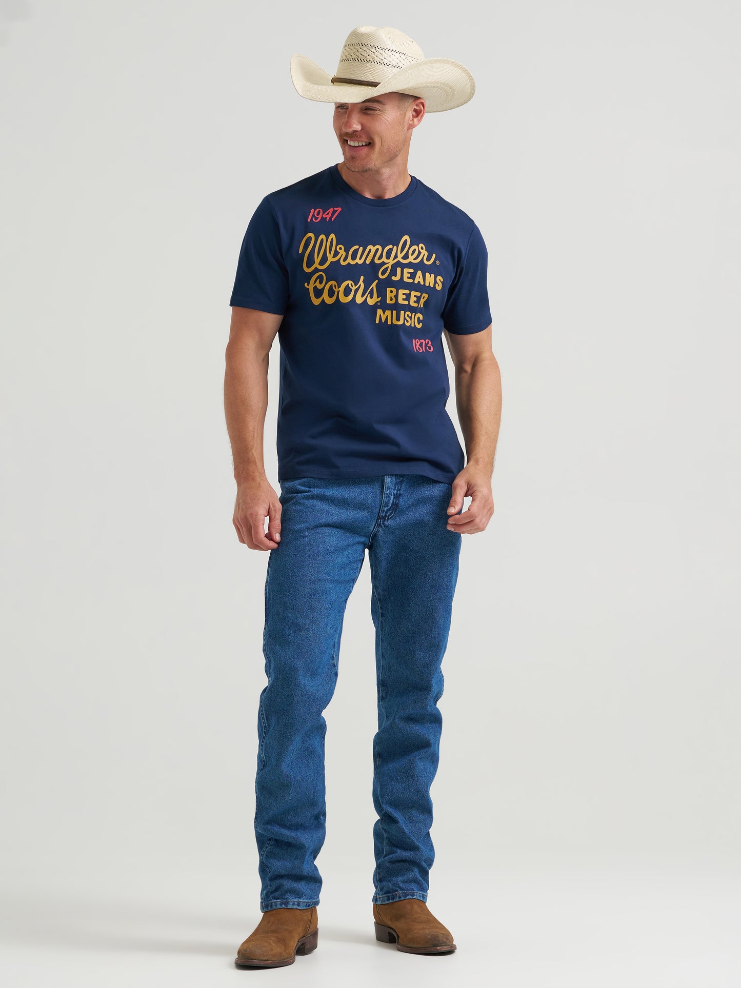 Coors Banquet x Wrangler Jeans Beer Music Tee