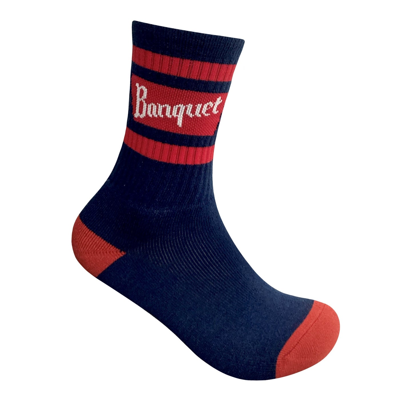 Navy Crew Socks