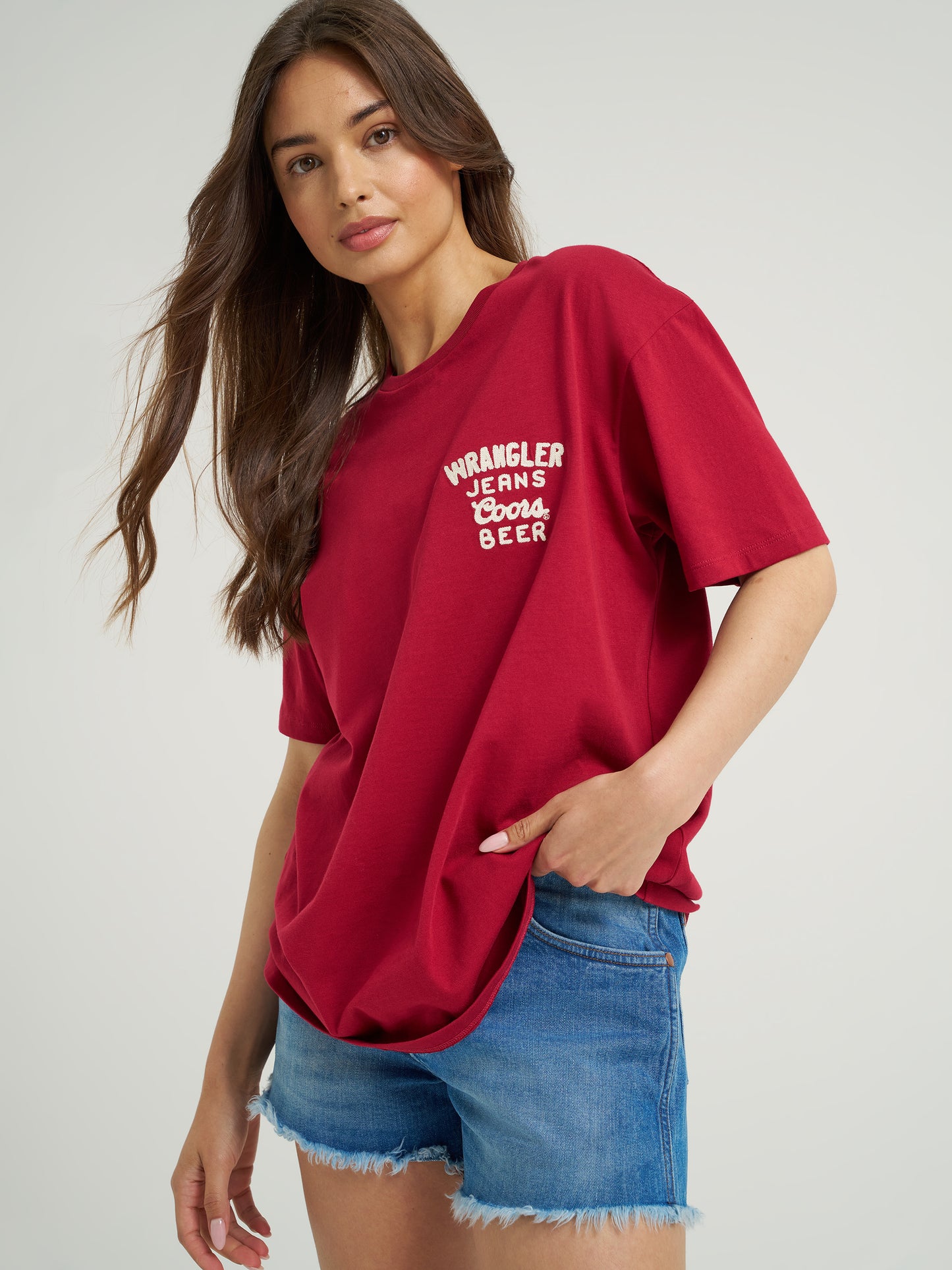 Coors Banquet x Wrangler Red Tee