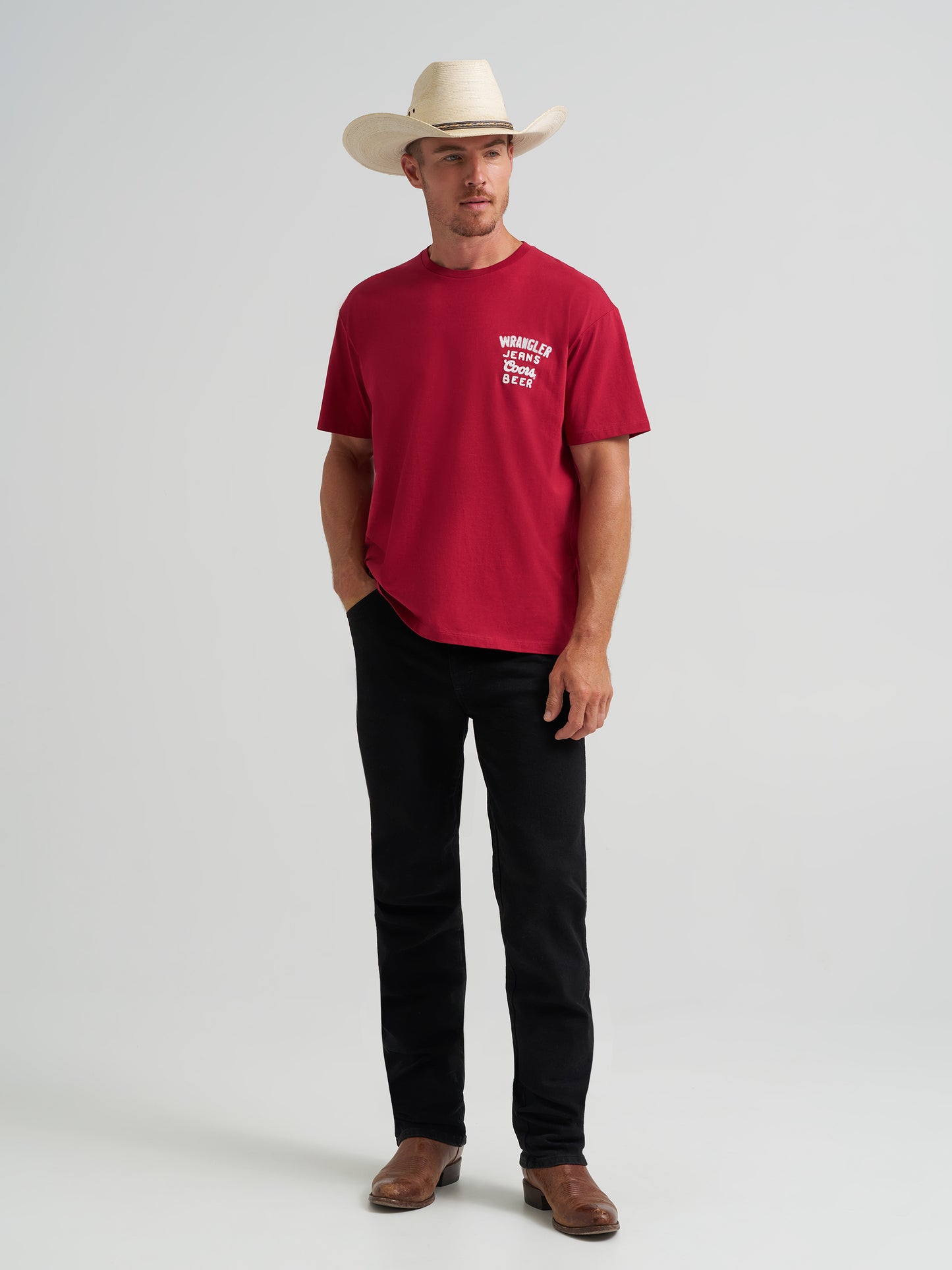 Coors Banquet x Wrangler Red Tee