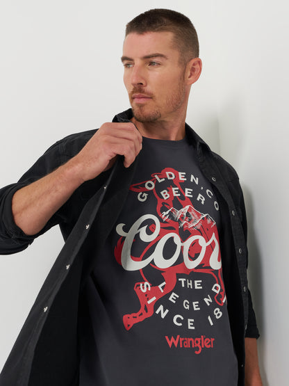 Coors Banquet x Wrangler Not My First Banquet Tee