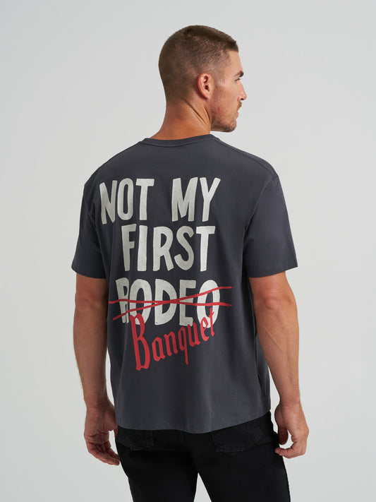Coors Banquet x Wrangler Not My First Banquet Tee
