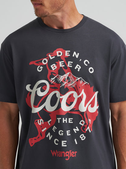 Coors Banquet x Wrangler Not My First Banquet Tee