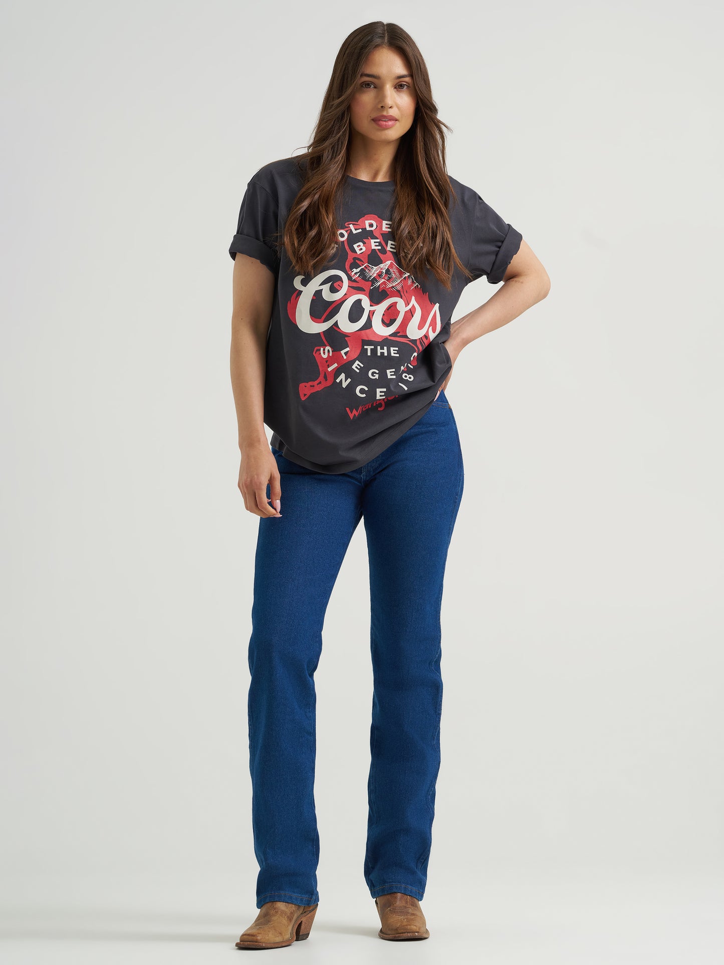 Coors Banquet x Wrangler Not My First Banquet Tee