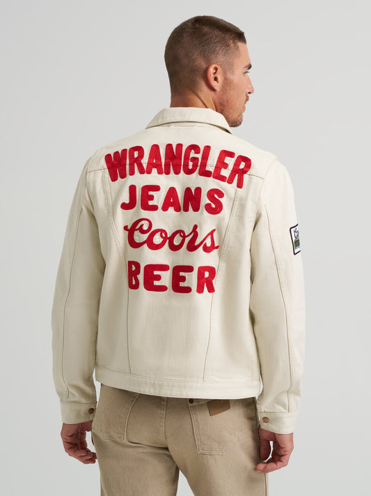 Coors Banquet x Wrangler White Pinnacle Jacket
