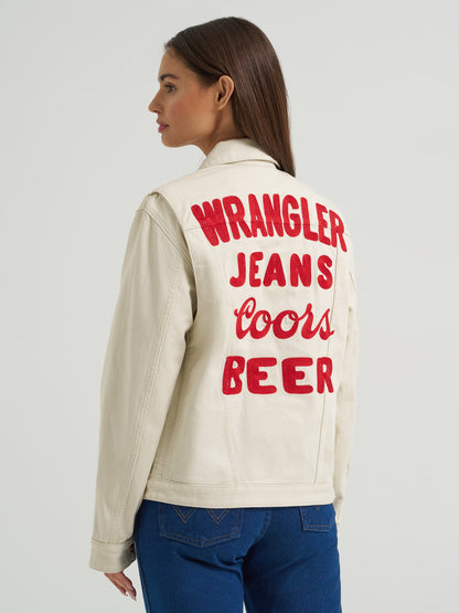 Coors Banquet x Wrangler White Pinnacle Jacket