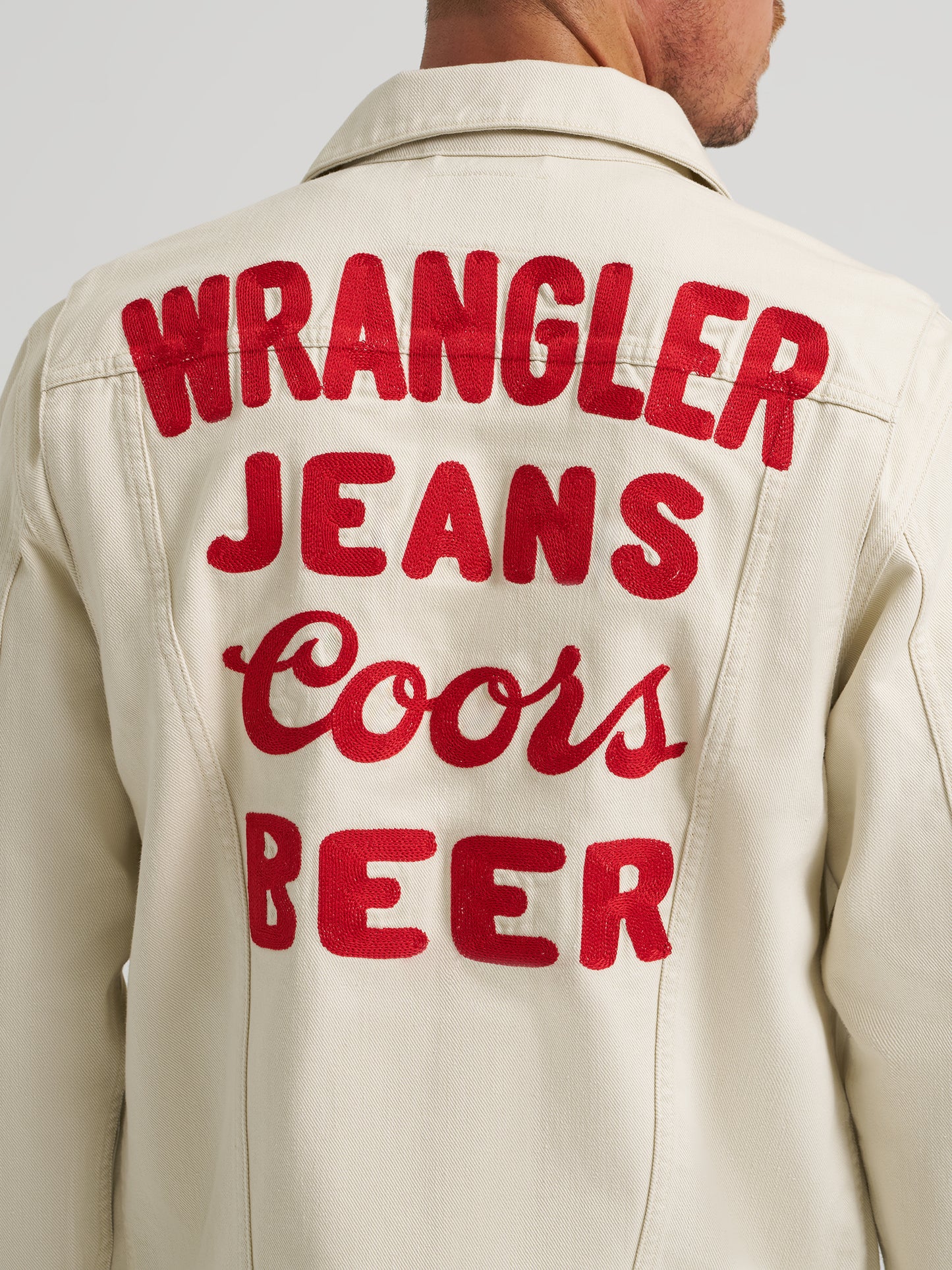 Coors Banquet x Wrangler White Pinnacle Jacket