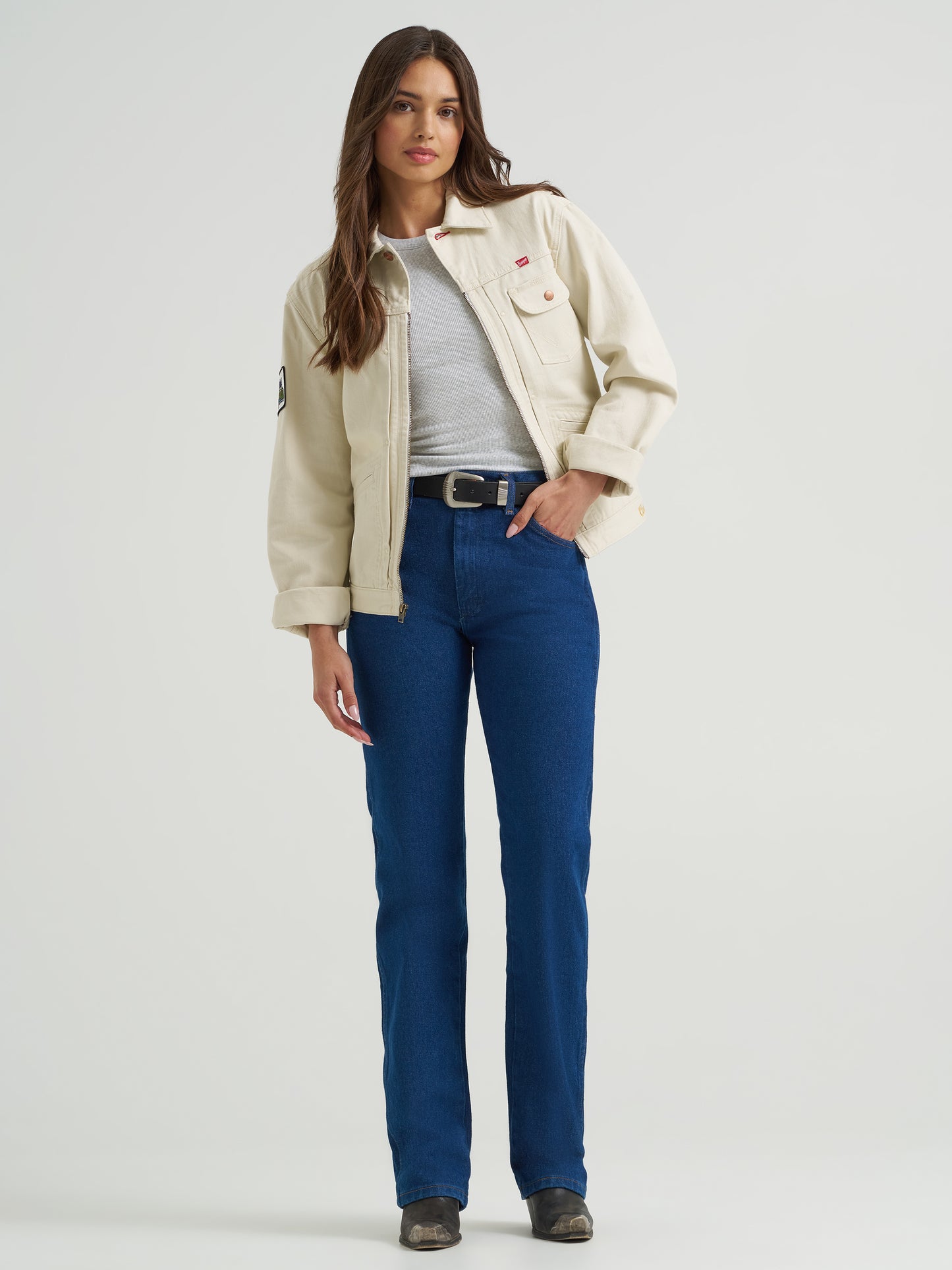 Coors Banquet x Wrangler White Pinnacle Jacket