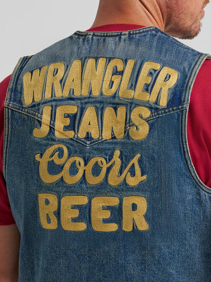 Coors Banquet x Wrangler Denim Vest