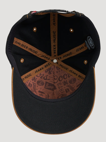 Coors Banquet x Wrangler Faux Leather Patch Cap