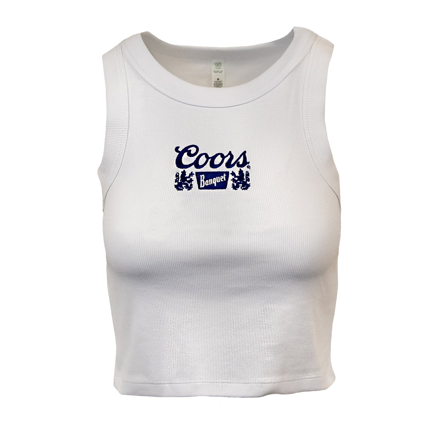 Ladies' Ribbed Cropped Tank