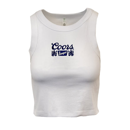 Ladies' Ribbed Cropped Tank