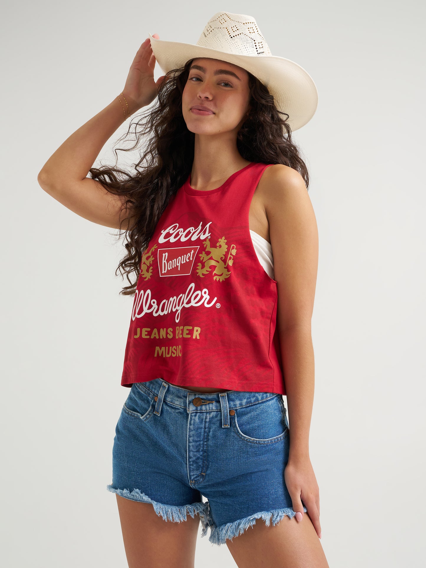 Coors Banquet x Wrangler Women's Festival Tank