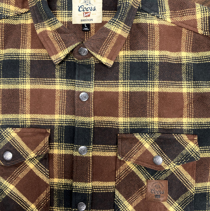 Coors x Brixton 150th Western Heavyweight Flannel – Coors Banquet Shop