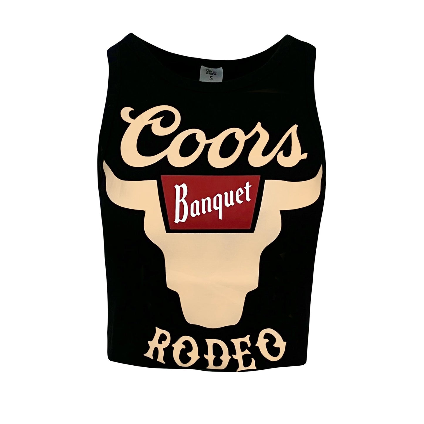 Ladies' Ribbed Crop Rodeo Tank