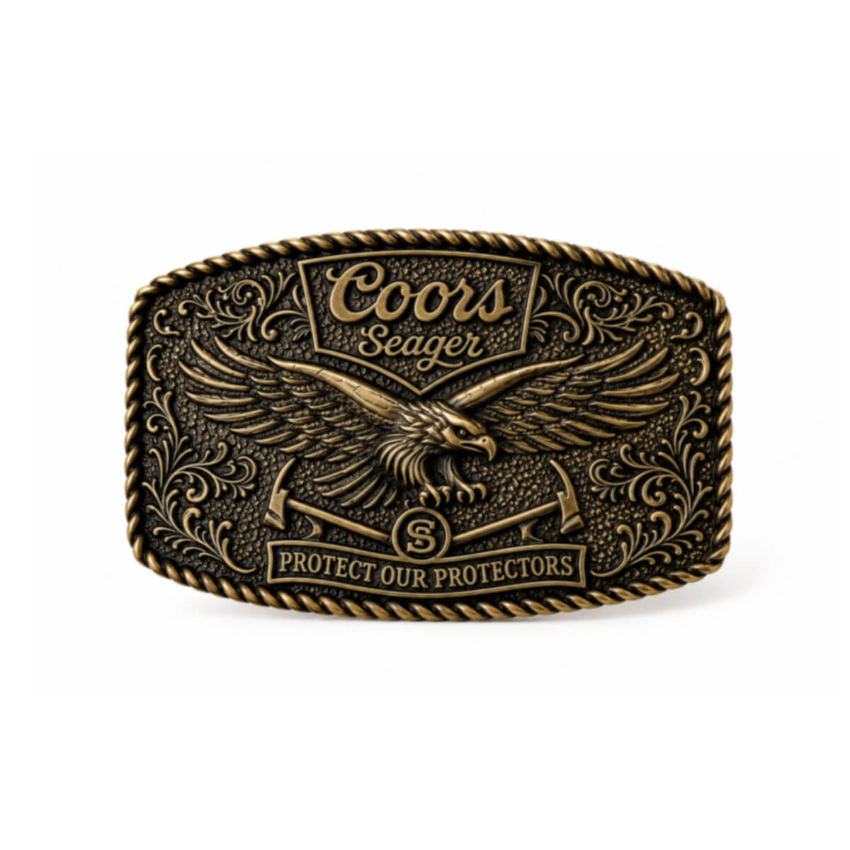 Coors Banquet x Seager Eagle Belt Buckle