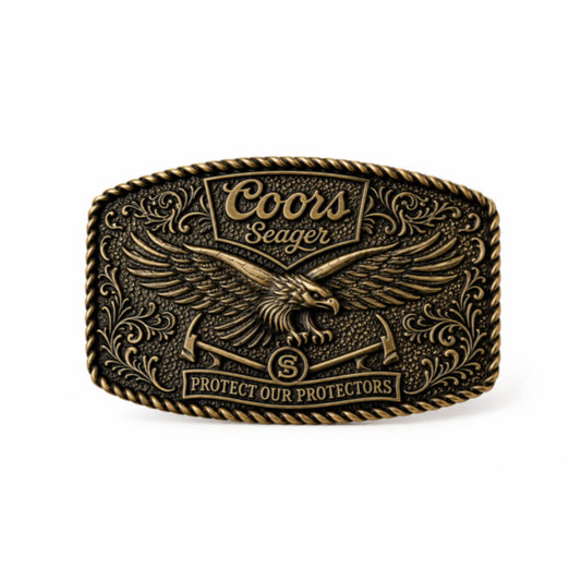 Coors Banquet x Seager Eagle Belt Buckle