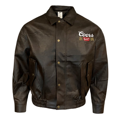 Rodeo Vegan Leather Bomber Jacket