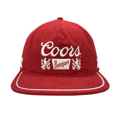 Red Corduroy Cap