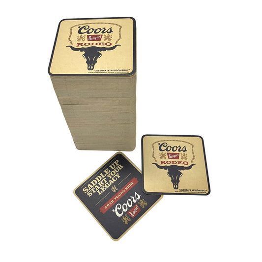 Cardboard Rodeo Coasters 125/pk