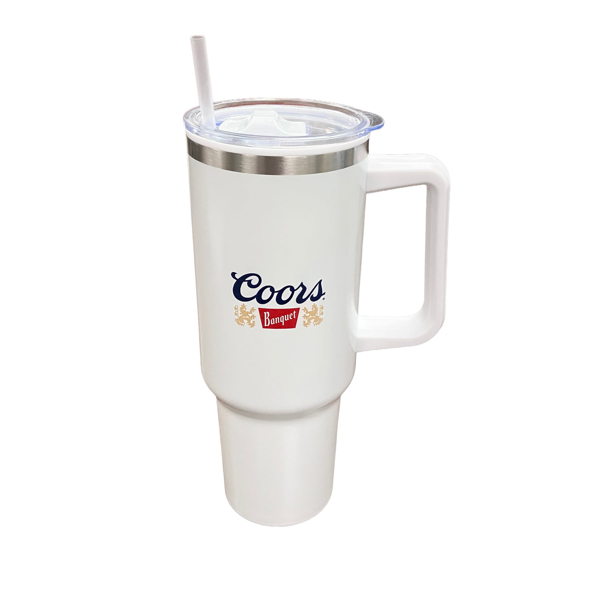 40oz. White Travel Mug