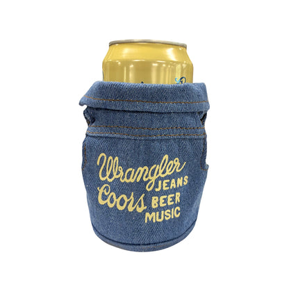 Coors Banquet x Wrangler Denim Vest Beverage Wrap