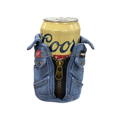Coors Banquet x Wrangler Denim Vest Beverage Wrap