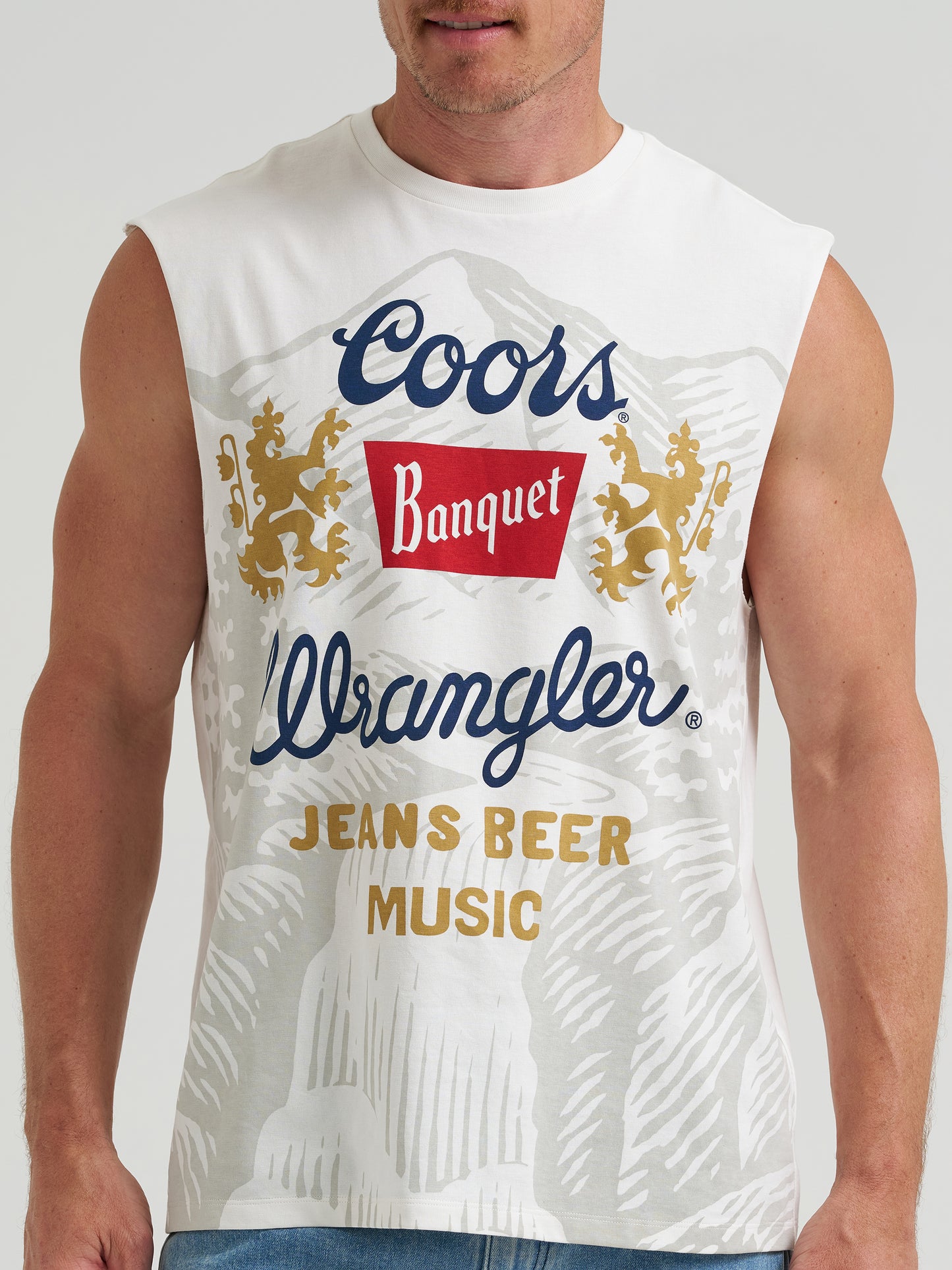Coors Banquet x Wrangler Cut-Off Vintage Tank