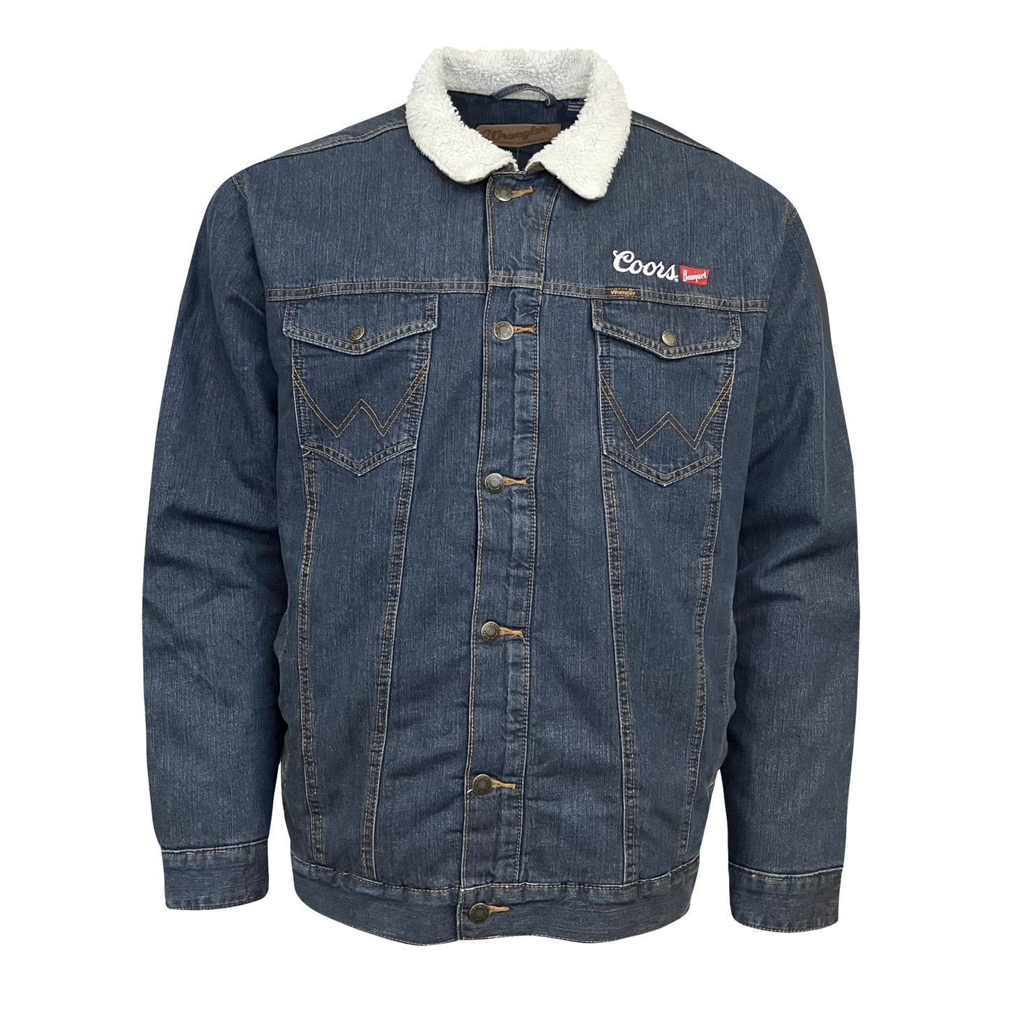 Wrangler Sherpa-Lined Denim Jacket