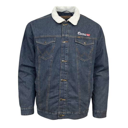 Wrangler Sherpa-Lined Denim Jacket