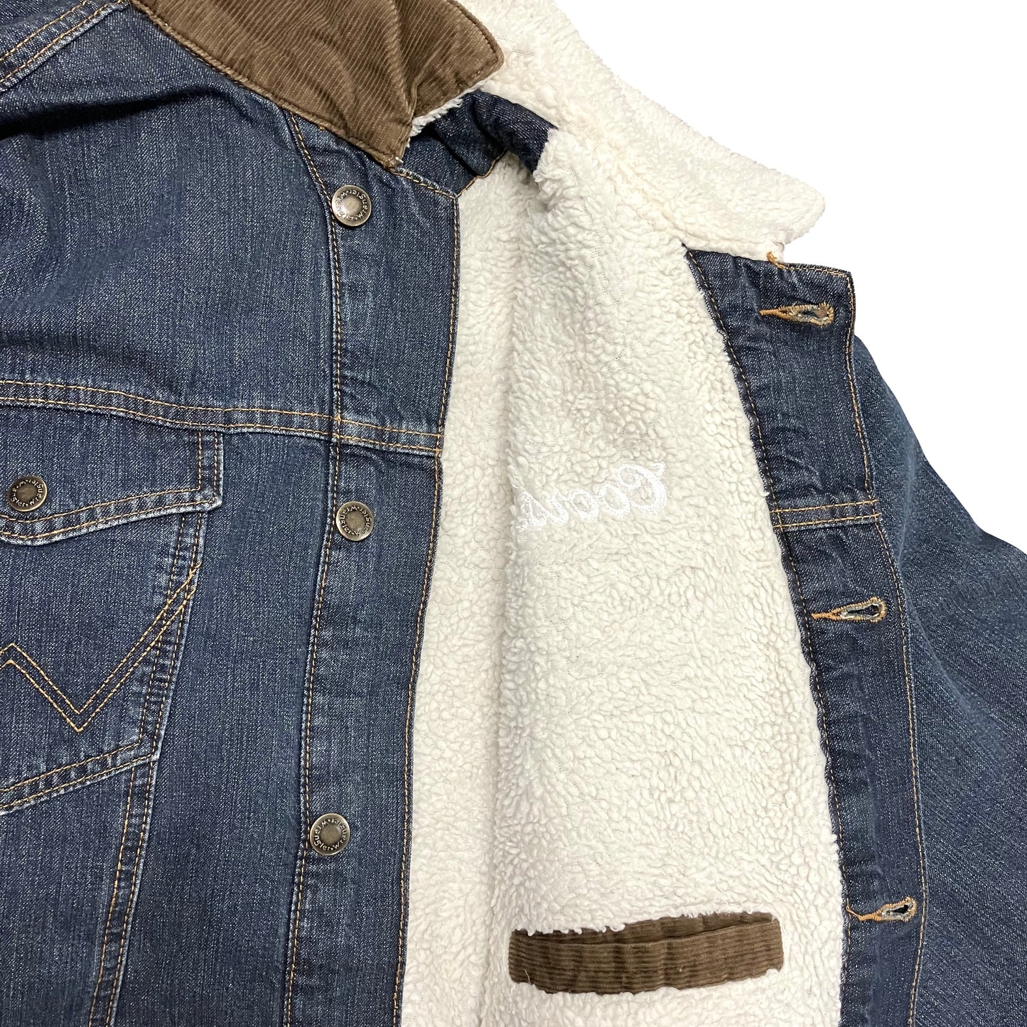 Wrangler Sherpa-Lined Denim Jacket