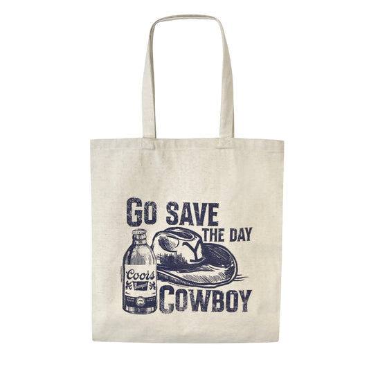 Save the Day Canvas Tote Bag