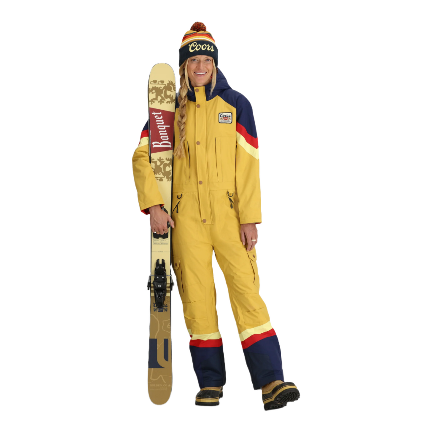 Coors Banquet x YoColorado Ski Suit